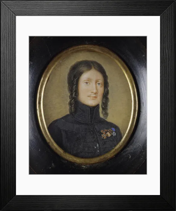 Framed Print : Portrait of Pavel Logginovich Mounsey (1783-1815) Framed Print : Portrait of Pavel Logginovich Mounsey (1783-1815)