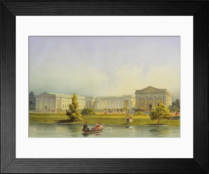Framed Print : View of Alexander Palace in Tsarskoye Selo Framed Print : View of Alexander Palace in Tsarskoye Selo