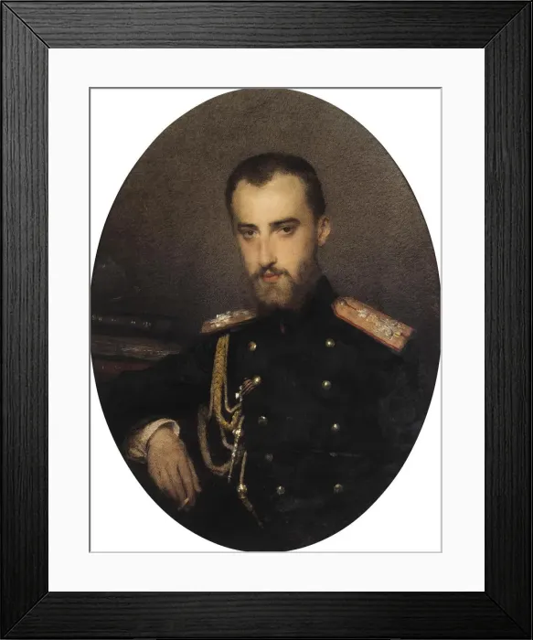 Framed Print : Portrait of Grand Duke Nicholas Mikhailovich of Russia (1859-1919) Framed Print : Portrait of Grand Duke Nicholas Mikhailovich of Russia (1859-1919)