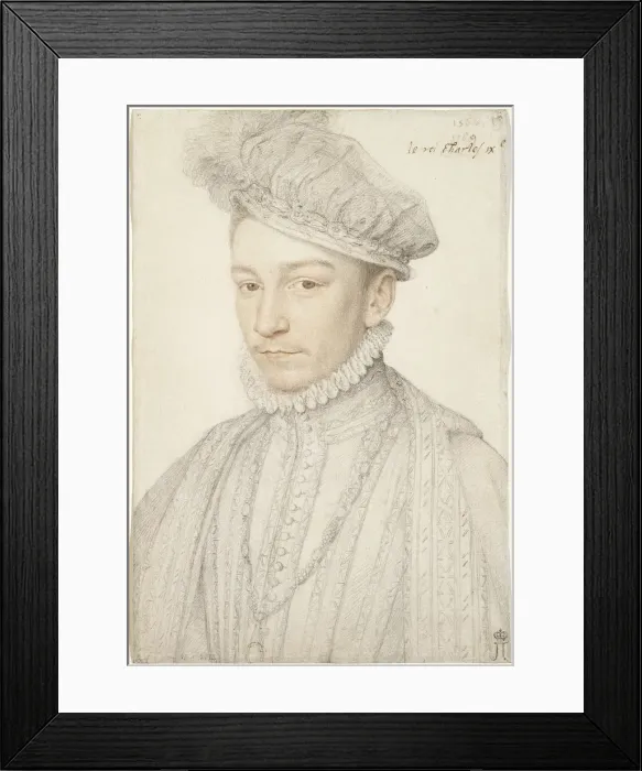 Framed Print : Portrait of King Charles IX of France (1550-1574) Framed Print : Portrait of King Charles IX of France (1550-1574)