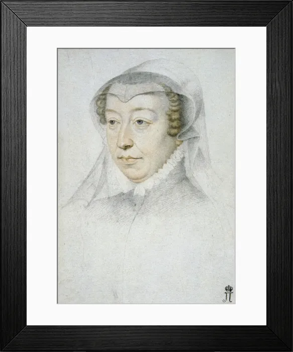 Framed Print : Portrait of Catherine de Medici (1519-1589) Framed Print : Portrait of Catherine de Medici (1519-1589)