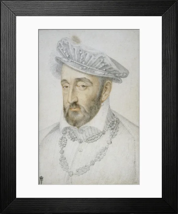 Framed Print : Portrait of King Henry II of France Framed Print : Portrait of King Henry II of France
