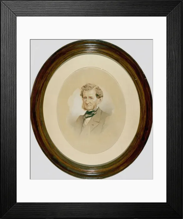Framed Print : Portrait of the architect Andrei Ivanovich Stakenschneider (1802-1865) Framed Print : Portrait of the architect Andrei Ivanovich Stakenschneider (1802-1865)