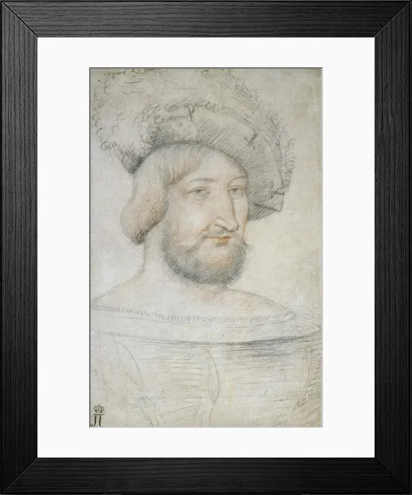 Framed Print : Portrait of Francis I (1494-1547), King of France Framed Print : Portrait of Francis I (1494-1547), King of France