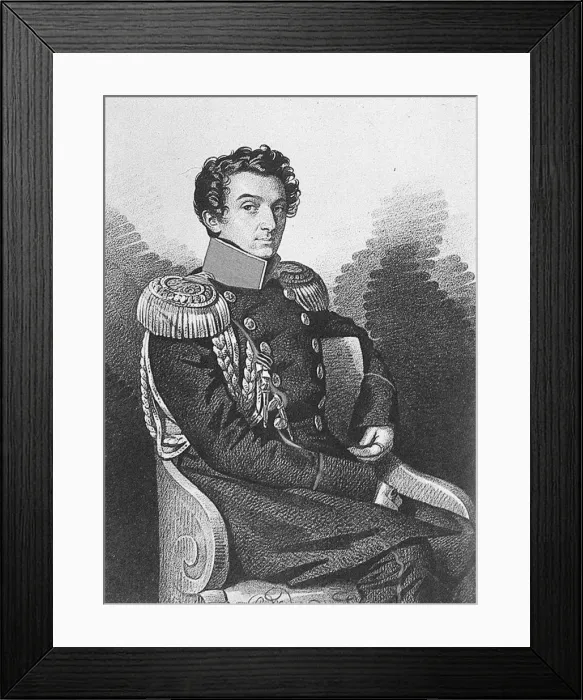 Framed Print : Portrait of Count Sergey Ivanovich Meshchersky (1800-1870)
