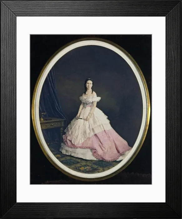 Framed Print : Portrait of Grand Duchess Alexandra Iosifovna of Saxe-Altenburg (1830-1911) Framed Print : Portrait of Grand Duchess Alexandra Iosifovna of Saxe-Altenburg (1830-1911)