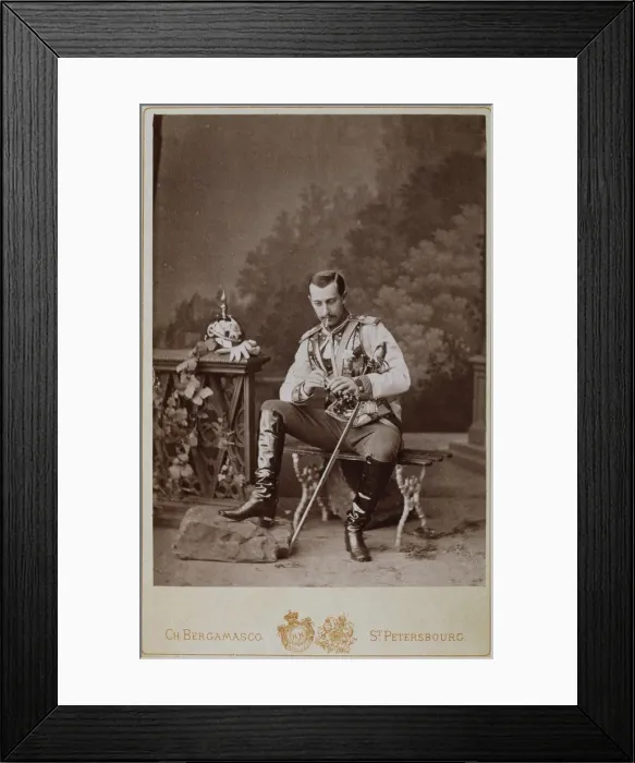 Framed Print : Portrait of Grand Duke Sergei Maximilianovich of Leuchtenberg (1849-1877) Framed Print : Portrait of Grand Duke Sergei Maximilianovich of Leuchtenberg (1849-1877)