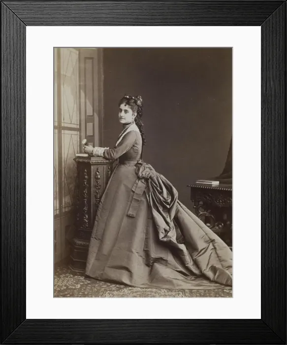 Framed Print : Portrait of the singer Adelina Patti (1843-1919) Framed Print : Portrait of the singer Adelina Patti (1843-1919)
