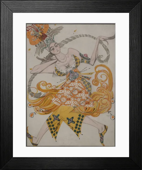 Framed Print : Costume design for the ballet The Firebird (L oiseau de feu) by I. Stravinsky Framed Print : Costume design for the ballet The Firebird (L oiseau de feu) by I. Stravinsky