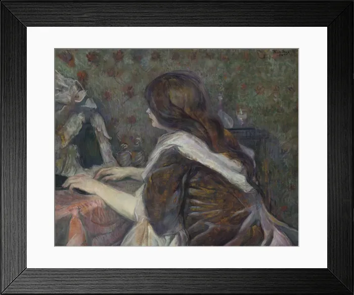 Framed Print : The Toilet. (Madame Poupoule) Framed Print : The Toilet. (Madame Poupoule)
