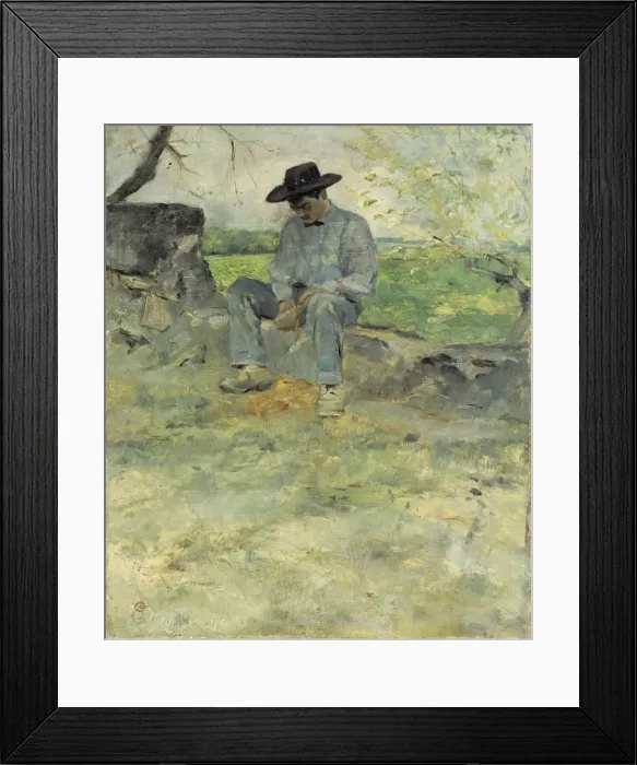 Framed Print : Young Routy in Celeyran Framed Print : Young Routy in Celeyran