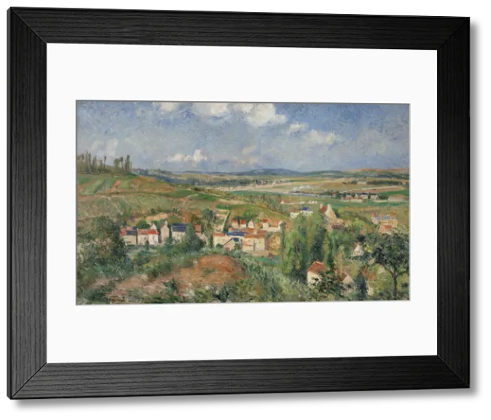 Framed Print : L Hermitage in Summer, Pontoise Framed Print : L Hermitage in Summer, Pontoise