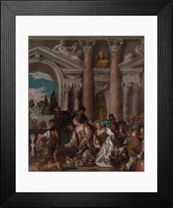 Framed Print : The Queen of Sheba Offering Gifts to Solomon (Detail) Framed Print : The Queen of Sheba Offering Gifts to Solomon (Detail)