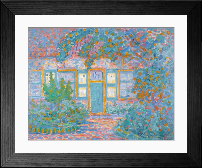 Framed Print : Cottage at sun light Framed Print : Cottage at sun light