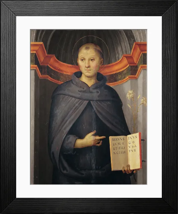 Framed Print : Saint Nicholas of Tolentino Framed Print : Saint Nicholas of Tolentino