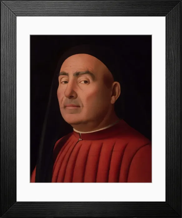 Framed Print : Portrait of a Man (Trivulzio portrait) Framed Print : Portrait of a Man (Trivulzio portrait)