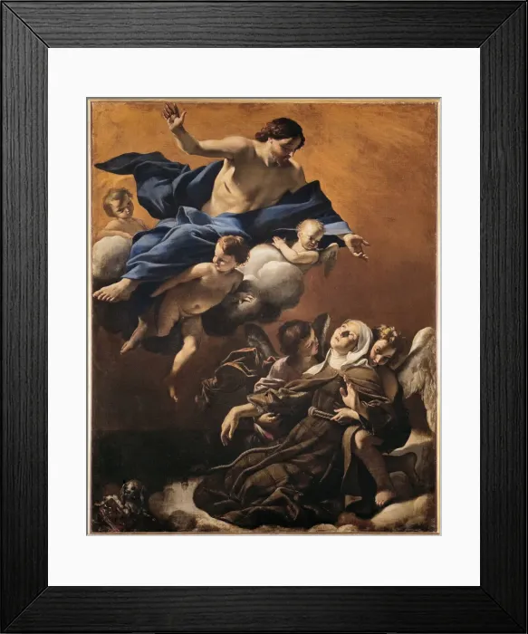 Framed Print : Ecstasy of Saint Margaret of Cortona Framed Print : Ecstasy of Saint Margaret of Cortona