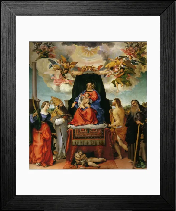 Framed Print : Madonna and Child with Saints