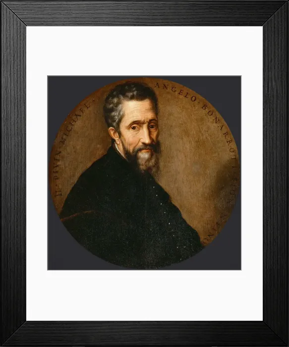 Framed Print : Portrait of Michelangelo Buonarroti Framed Print : Portrait of Michelangelo Buonarroti