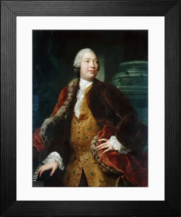 Framed Print : Portrait of the Singer Domenico Annibali (1705-1779) Framed Print : Portrait of the Singer Domenico Annibali (1705-1779)