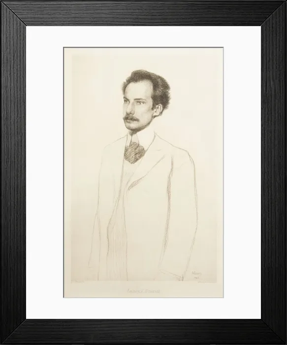 Framed Print : Portrait of the Poet Andrei Bely (1880-1934) Framed Print : Portrait of the Poet Andrei Bely (1880-1934)