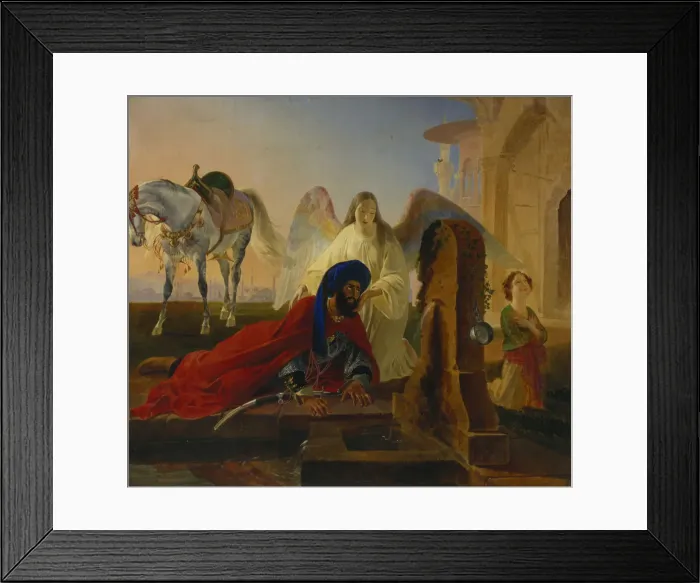 Framed Print : Angel and Peri Framed Print : Angel and Peri