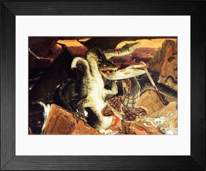 Framed Print : Ivan Tsarevich fought Zmey Gorynych Framed Print : Ivan Tsarevich fought Zmey Gorynych