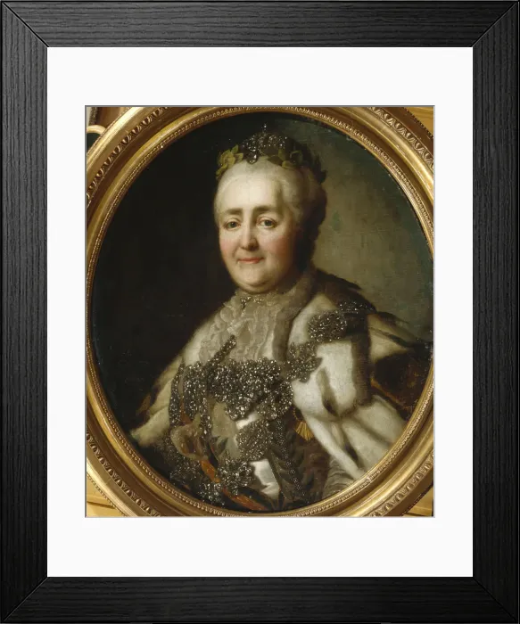 Framed Print : Portrait of Empress Catherine II (1729-1796) Framed Print : Portrait of Empress Catherine II (1729-1796)