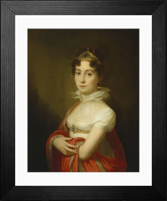 Framed Print : Juvenile portrait of Empress Maria Ludovica (1787-1816) with a diadem Framed Print : Juvenile portrait of Empress Maria Ludovica (1787-1816) with a diadem