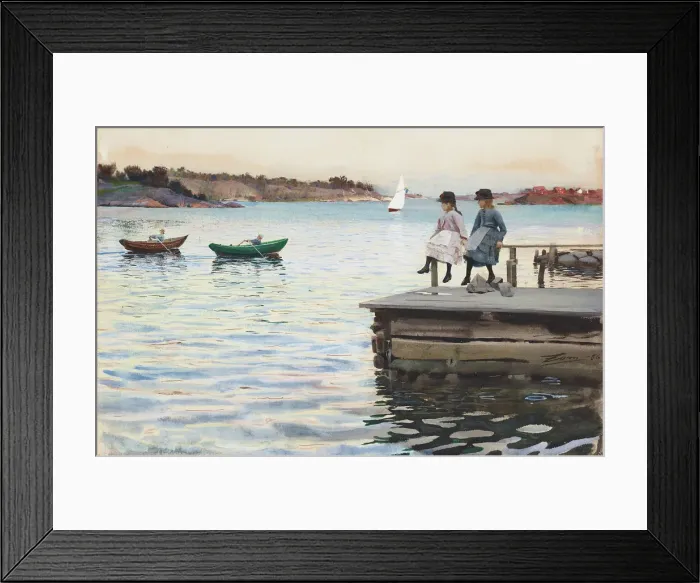 Framed Print : Boat race. Private Collection Framed Print : Boat race. Private Collection