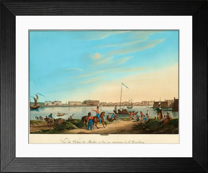 Framed Print : View of the Marble Palace in Saint Petersburg Framed Print : View of the Marble Palace in Saint Petersburg