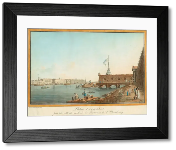 Framed Print : The Winter Palace as Seen from the Peter and Paul Fortress Framed Print : The Winter Palace as Seen from the Peter and Paul Fortress