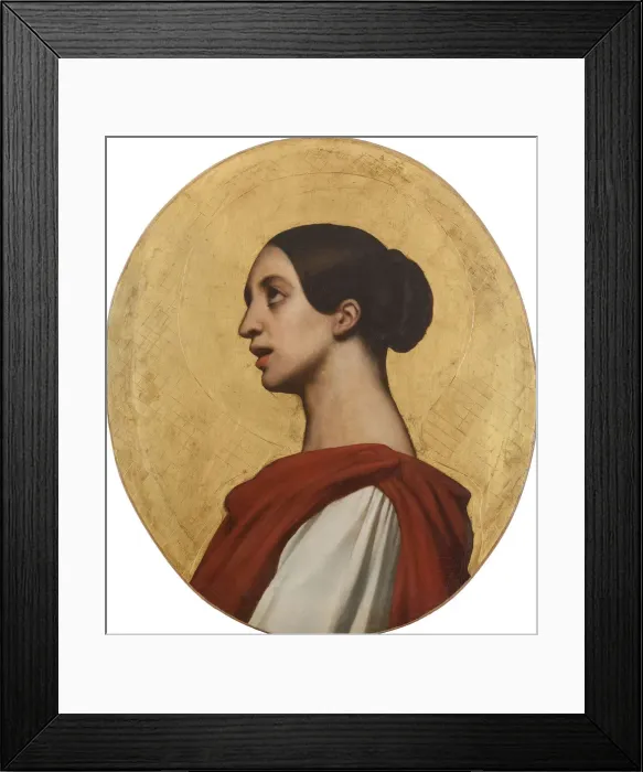 Framed Print : Portrait of the singer and composer Pauline Viardot (1821-1910) as Saint Cecilia Framed Print : Portrait of the singer and composer Pauline Viardot (1821-1910) as Saint Cecilia
