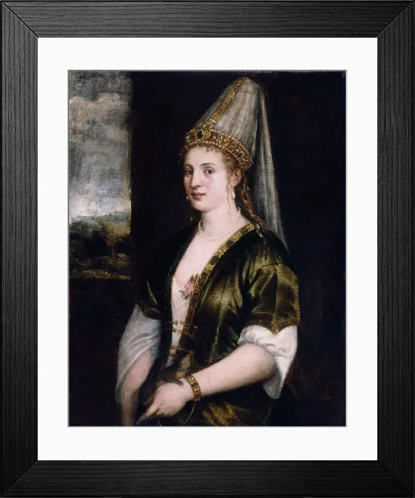 Framed Print : Roxelana. Private Collection Framed Print : Roxelana. Private Collection