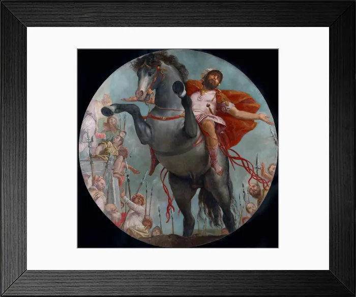 Framed Print : The Sacrificial Death of Marcus Curtius Framed Print : The Sacrificial Death of Marcus Curtius