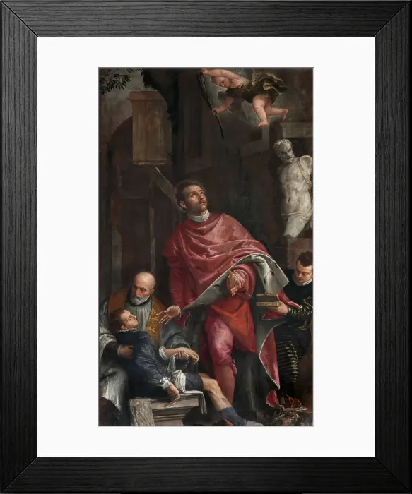 Framed Print : The Conversion of Saint Pantaleon Framed Print : The Conversion of Saint Pantaleon