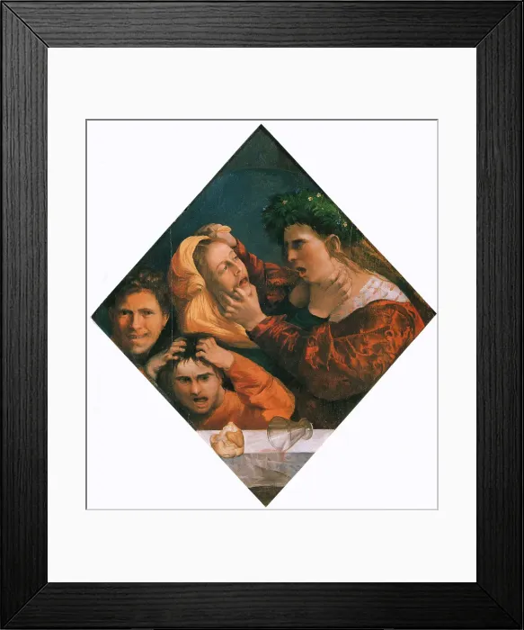 Framed Print : The quarrel Framed Print : The quarrel