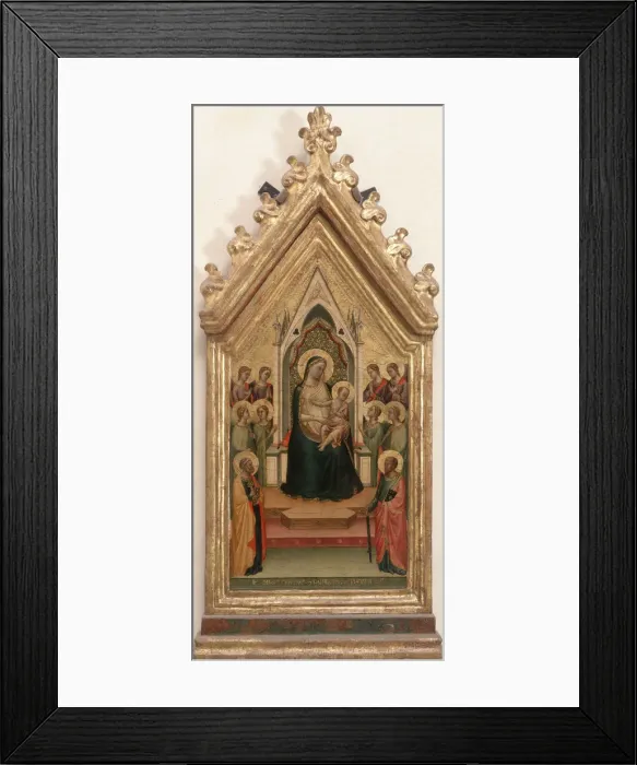 Framed Print : Madonna and Child with eight Angels and Saints Peter and Paul Framed Print : Madonna and Child with eight Angels and Saints Peter and Paul