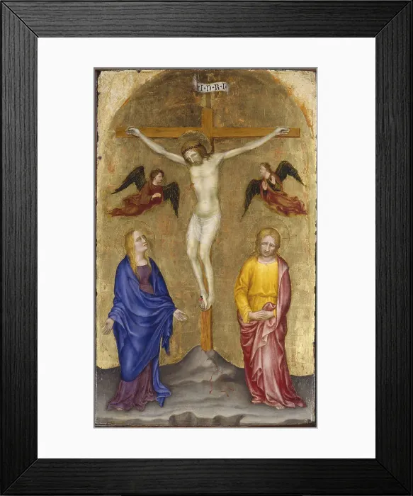 Framed Print : The Crucifixion (From the Valle Romita Polyptych) Framed Print : The Crucifixion (From the Valle Romita Polyptych)