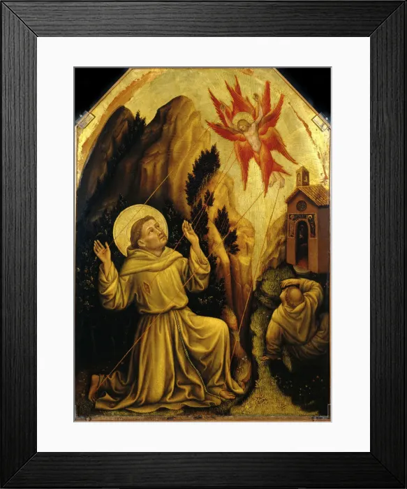 Framed Print : Saint Francis receiving the Stigmata Framed Print : Saint Francis receiving the Stigmata