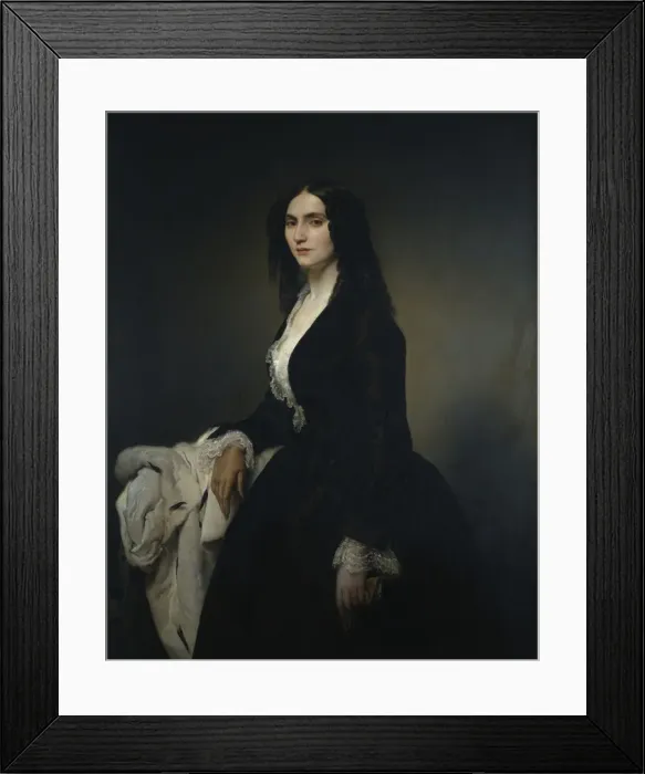 Framed Print : Portrait of the Singer Matilde Juva Branca Framed Print : Portrait of the Singer Matilde Juva Branca