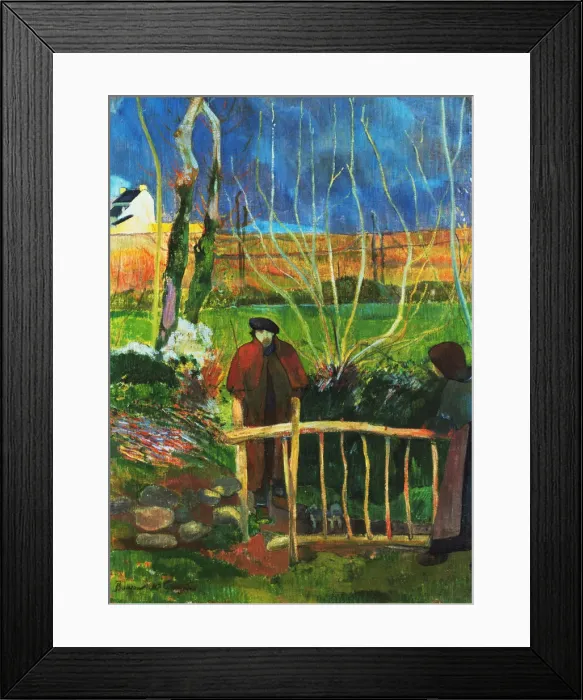 Framed Print : Bonjour Monsieur Gauguin Framed Print : Bonjour Monsieur Gauguin