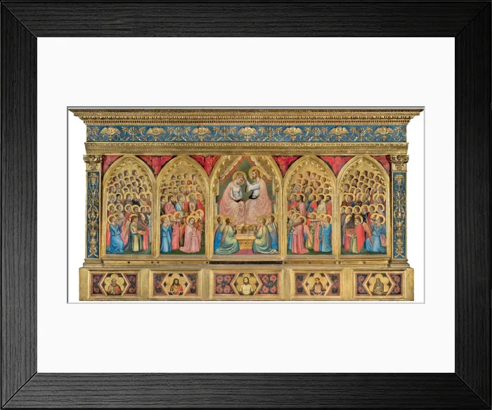 Framed Print : Baroncelli Polyptych