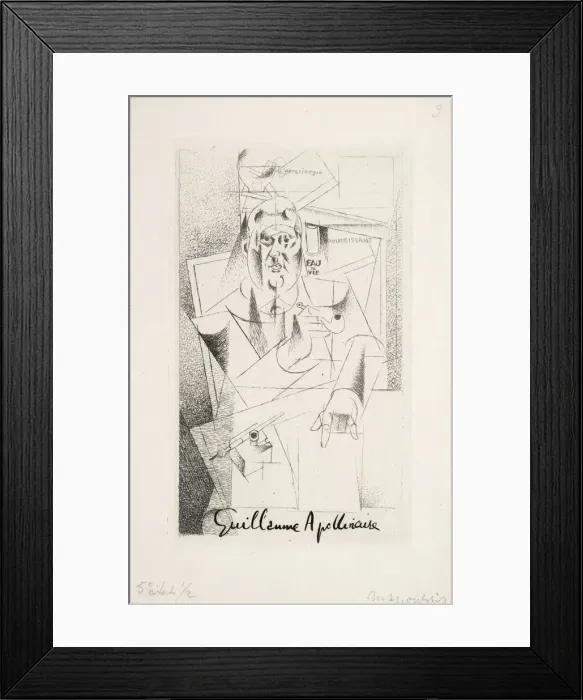 Framed Print : Guillaume Apollinaire Framed Print : Guillaume Apollinaire
