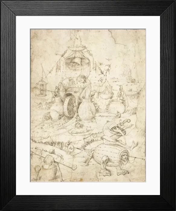 Framed Print : Infernal Landscape Framed Print : Infernal Landscape