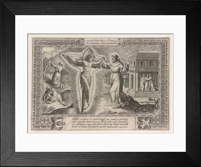 Framed Print : Saint Francis as another Christ (alter Christus) Framed Print : Saint Francis as another Christ (alter Christus)