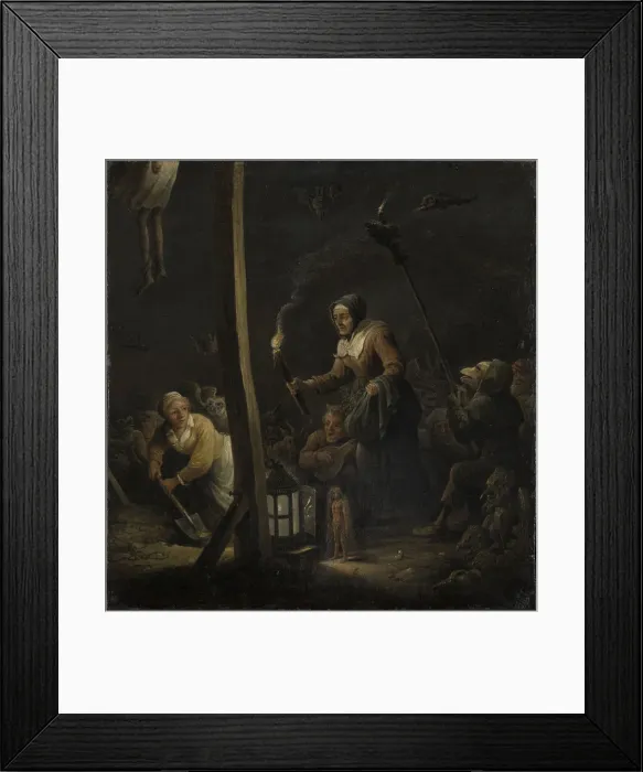 Framed Print : Witches under the gallows Framed Print : Witches under the gallows
