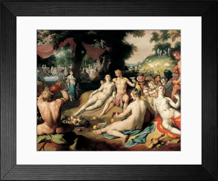 Framed Print : The Marriage of Peleus and Thetis