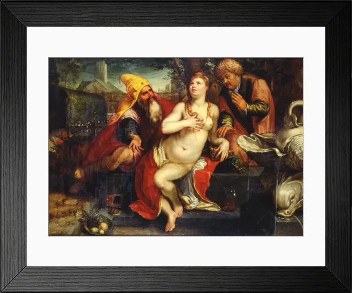 Framed Print : Susanna and the Elders Framed Print : Susanna and the Elders