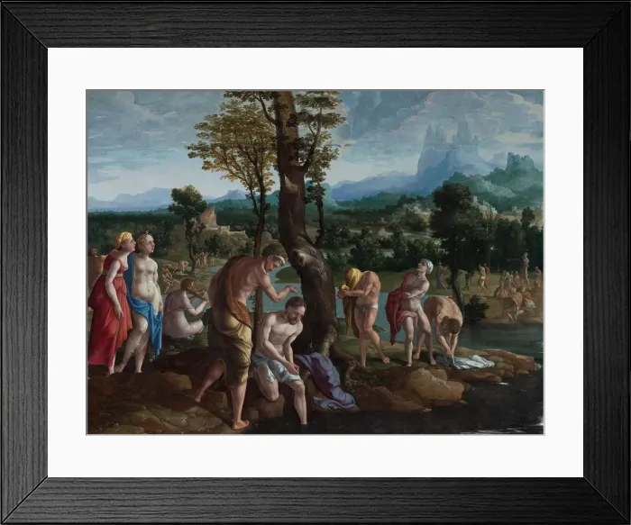 Framed Print : The Baptism of Christ Framed Print : The Baptism of Christ